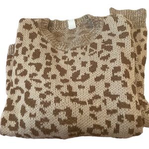 Leopard Sweater Medium